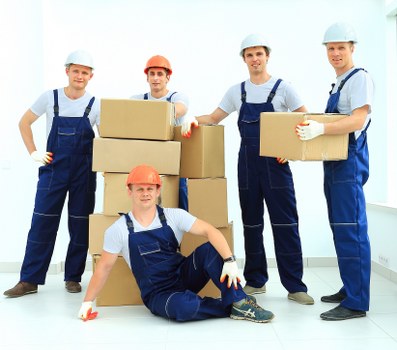 A local van service helping with a move in Isleworth