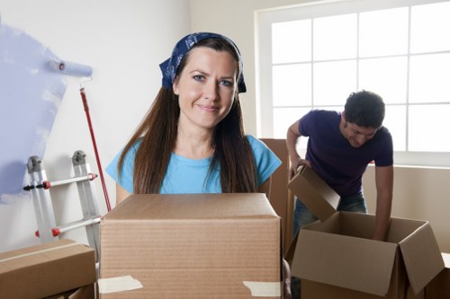 Household packing supplies ready for an Isleworth relocation