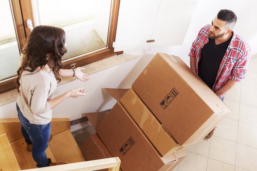 Professional van service supporting an office move in Isleworth