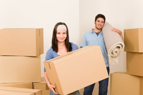 Cardboard boxes, tape, and wrapping materials for local moves