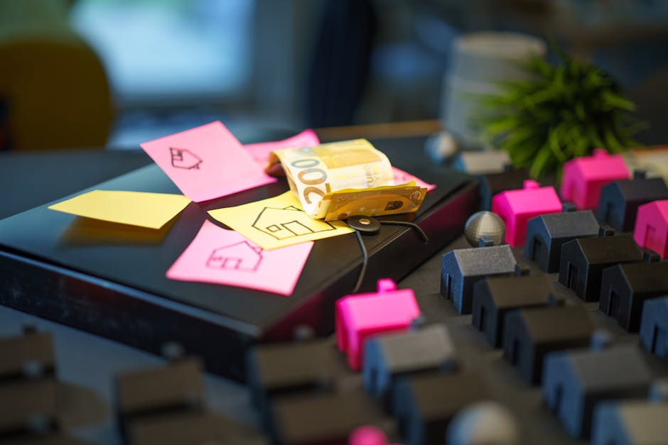 Aerial view of a town centre in Isleworth with a mix of residential and commercial buildings, including shops and apartments, situated along a river with a small marina. The image shows a busy street with multiple lanes of traffic, including cars, trucks, and vans, some of which are likely part of a home removal or moving logistics operation. Near the waterfront, there is a paved area with parked vehicles and a few small boats docked at the marina, indicating relocation services involving navigation or transportation by water. The surrounding streets are lined with trees, and the properties vary in architectural style, with some older brick buildings and more modern structures. Inside the town, there are visible green spaces, pedestrian pathways, and parking areas, all captured under bright daylight, supporting efficient packing and moving processes by companies such as Man and Van Isleworth.